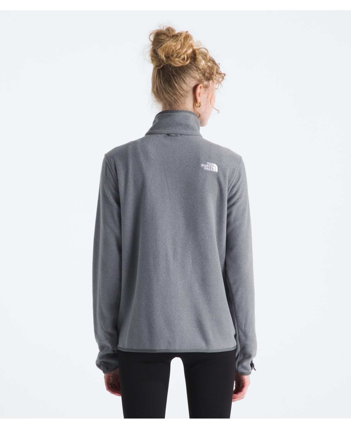 The North Face Women's Glacier Logo Detail Jacket In Gray