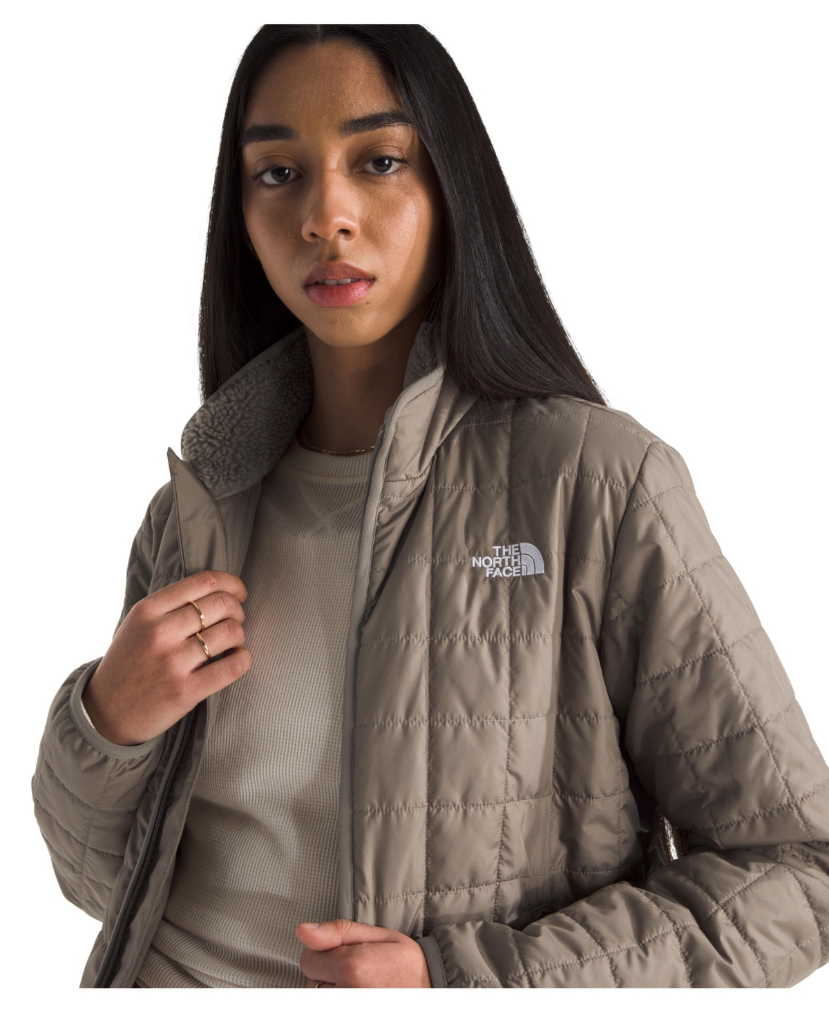 The North Face Junction Water Repellent Insulated Jacket In Brown