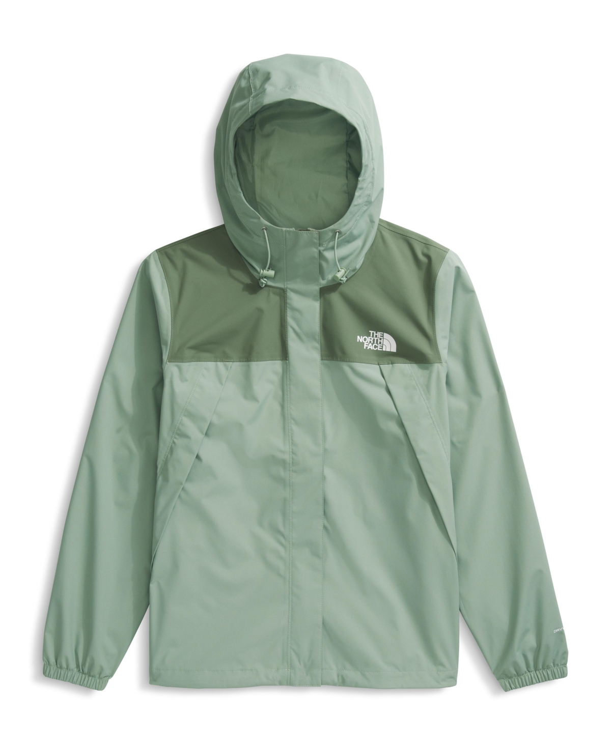 The North Face Antora Waterproof Hooded Rain Jacket In Green