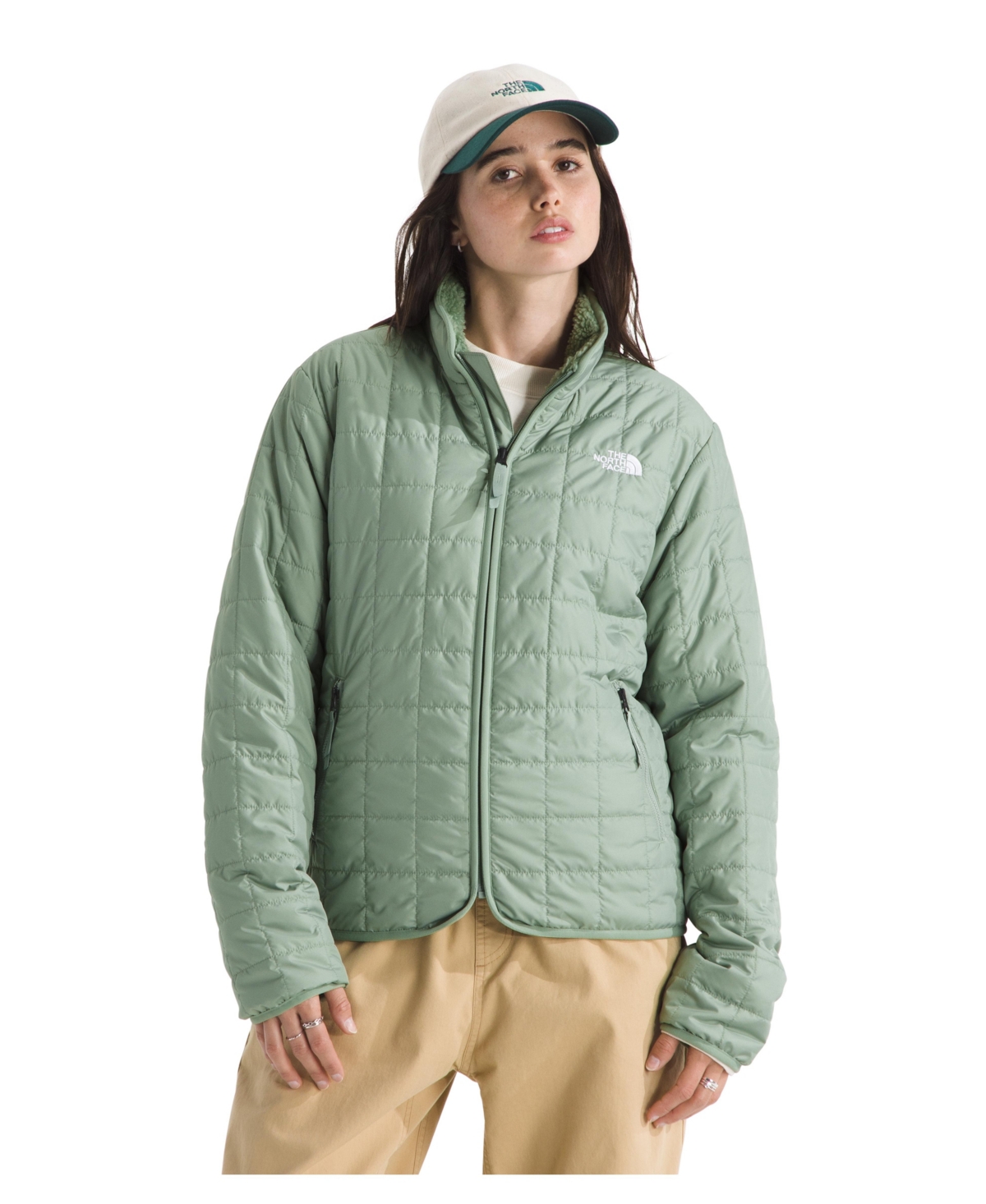 The North Face Junction Water Repellent Insulated Jacket In Green