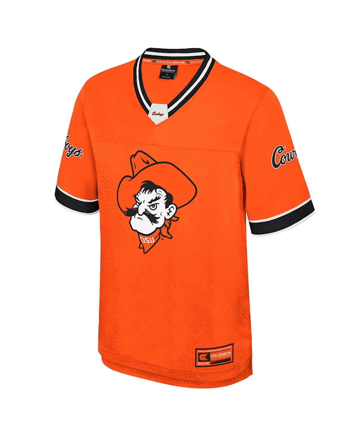 Colosseum Men's Orange Oklahoma State Cowboys Nothing But The Hits Football Jersey