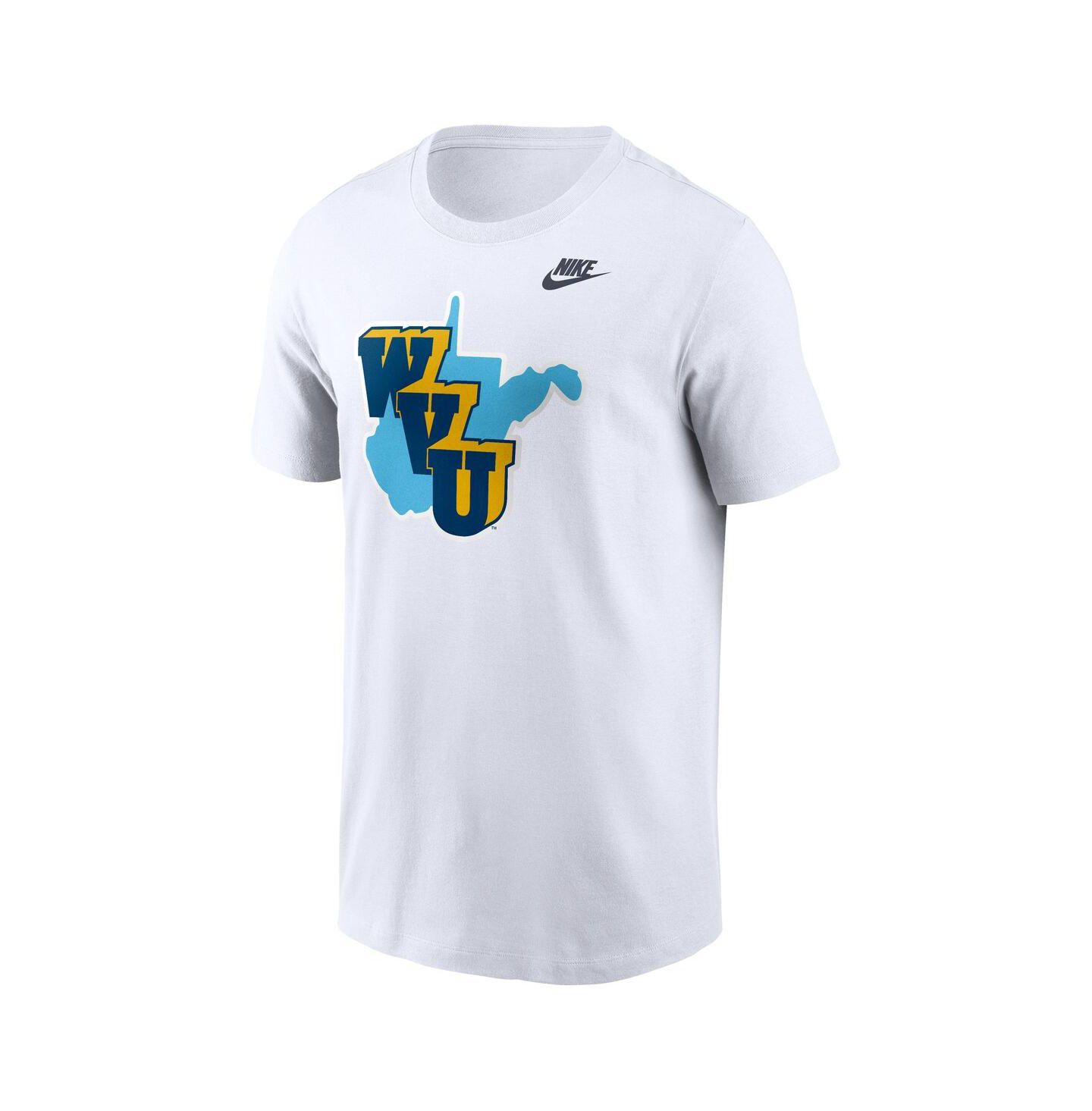 Мужская футболка Nike White West Virginia Mountaineers 1965 Throwback — фото 3