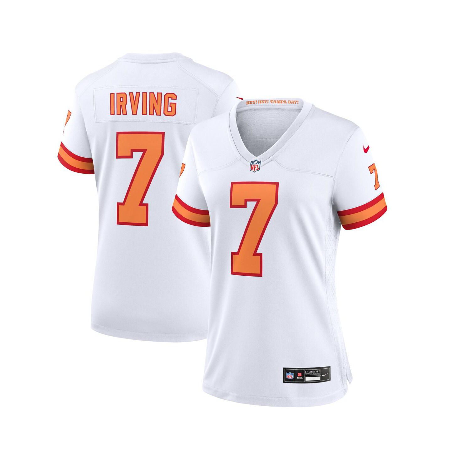 Женский топ Nike Bucky Irving White '76 Tampa Bay Buccaneers Game Jersey — фото 1