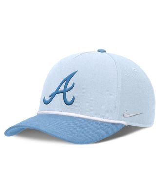 Nike - Men's Light Blue Atlanta Braves Rise Dri-Fit Adjustable Hat