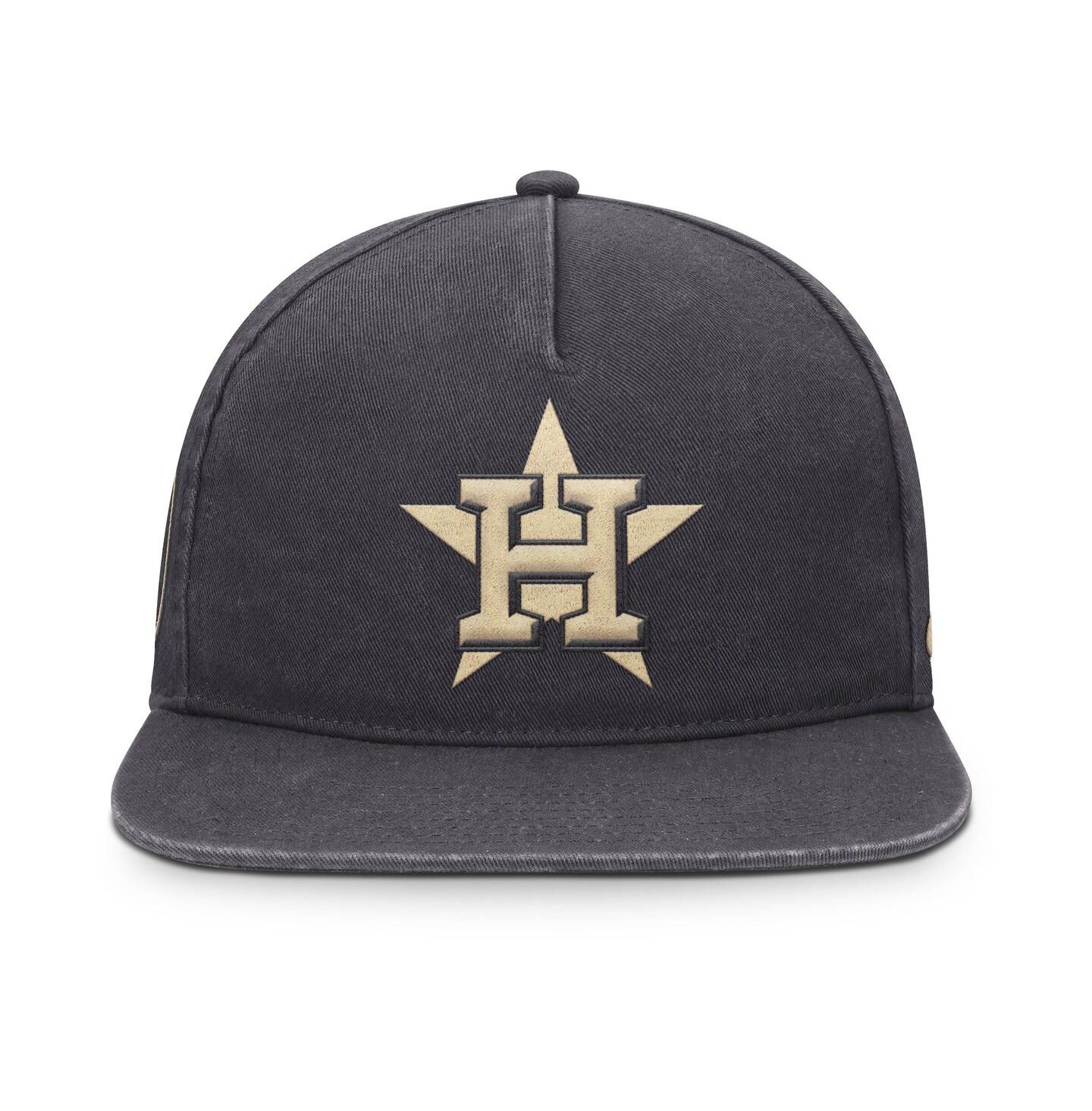 Мужская кепка Nike Anthracite Houston Astros Monotone Pro Adjustable Hat — фото 4