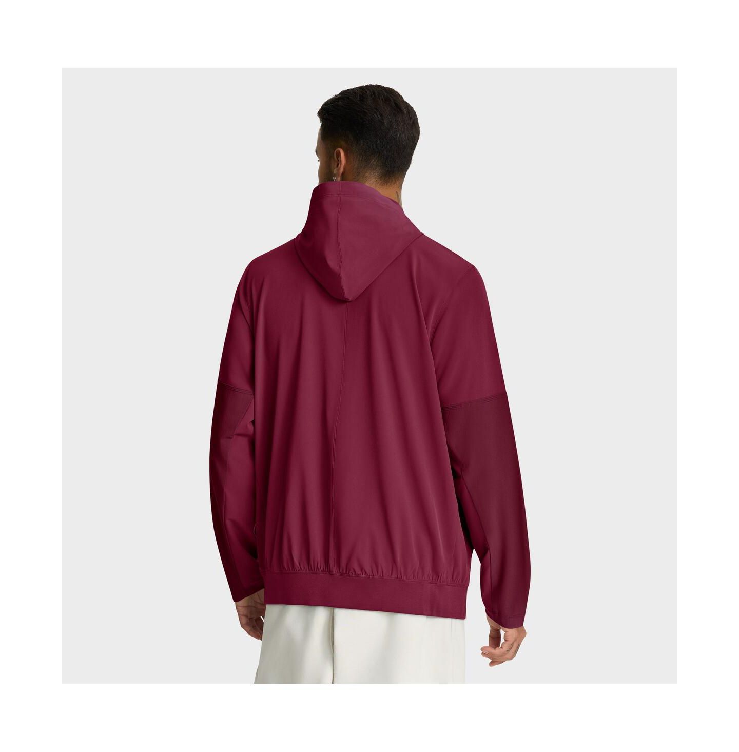 Мужская куртка Nike Garnet Florida State Seminoles Anorak Half-Zip Hoodie Jacket — фото 5
