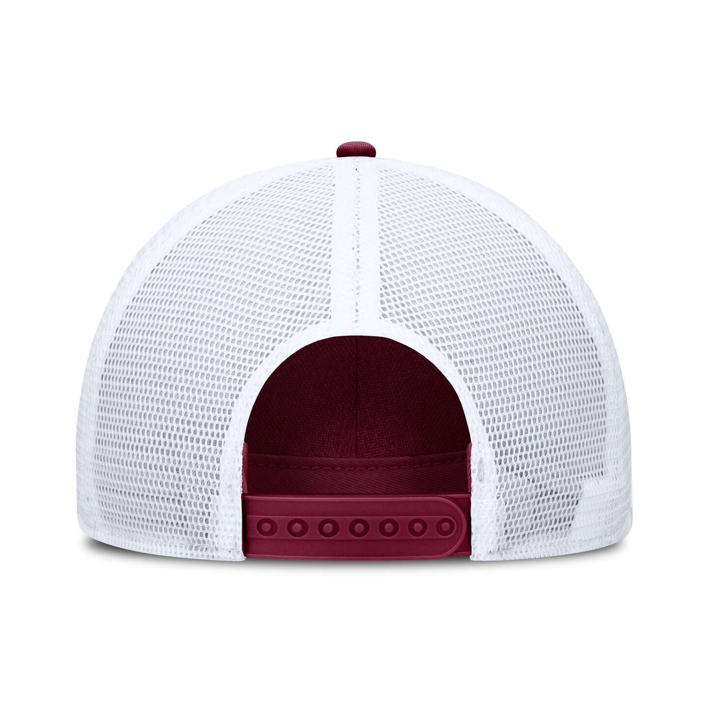 Мужская кепка Nike Garnet/White Florida State Seminoles 2025 On-Field Rise Engineered Trucker Adjustable Hat — фото 2