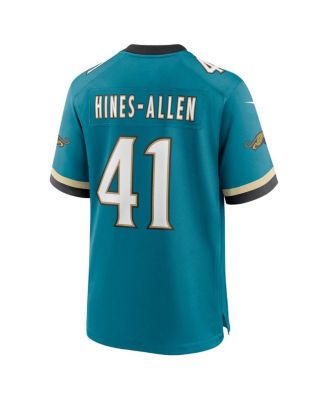 Men's Josh Hines-Allen Teal Jacksonville Jaguars Prowler Throwback Player Game Jersey