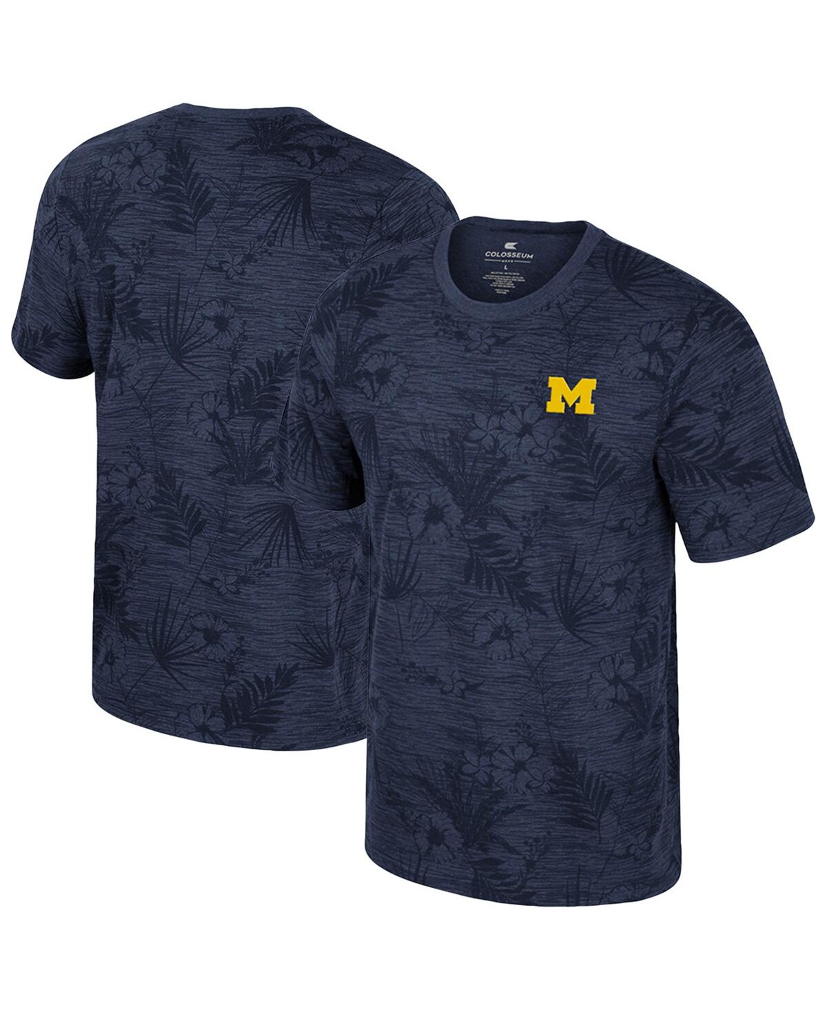 Colosseum Kids' Big Boys And Girlsâ Navy Michigan Wolverines Fern T-shirt In Blue