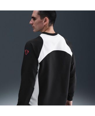 Men's Black Paris Saint-Germain Third 2025/26 T90 Pullover Sweatshirt