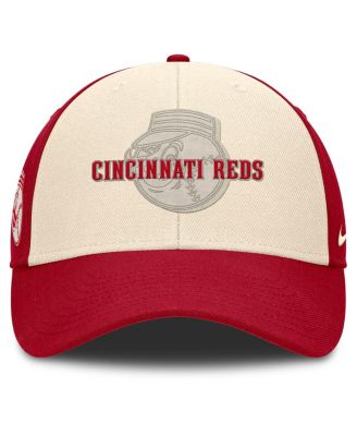 Men's Red/Natural Cincinnati Reds Statement Club Performance Adjustable Hat