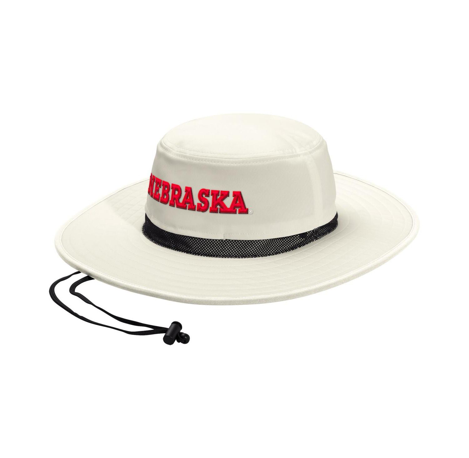 Men's and Women's Cream Nebraska Huskers Wide Brim Boonie Bucket Hat