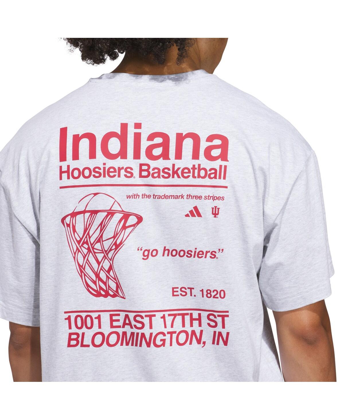 Adidas Men's Gray Indiana Hoosiers Off-Court T-Shirt