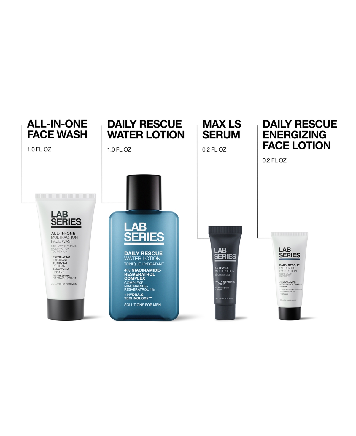 Lab Series Bestselling Essentials Men's Skincare Gift Set
