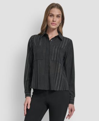 Women's Embellished Collared Shirt