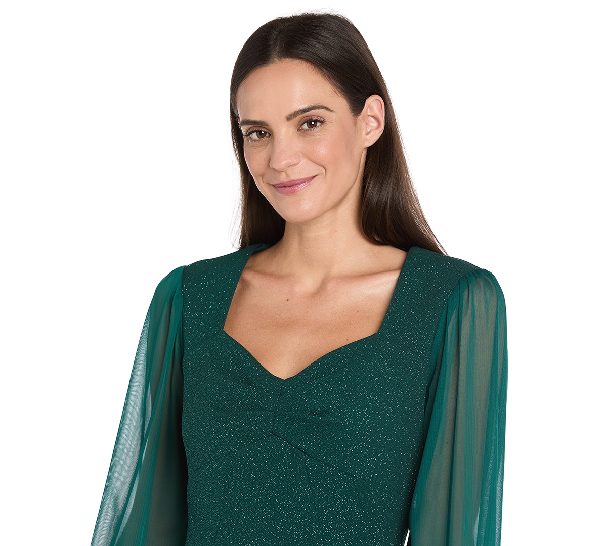R & M Richards Petite Long Sleeve Sheath Dress