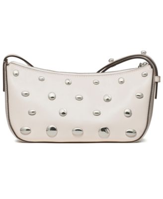 Halo Small Studded Leather Crossbody Bag