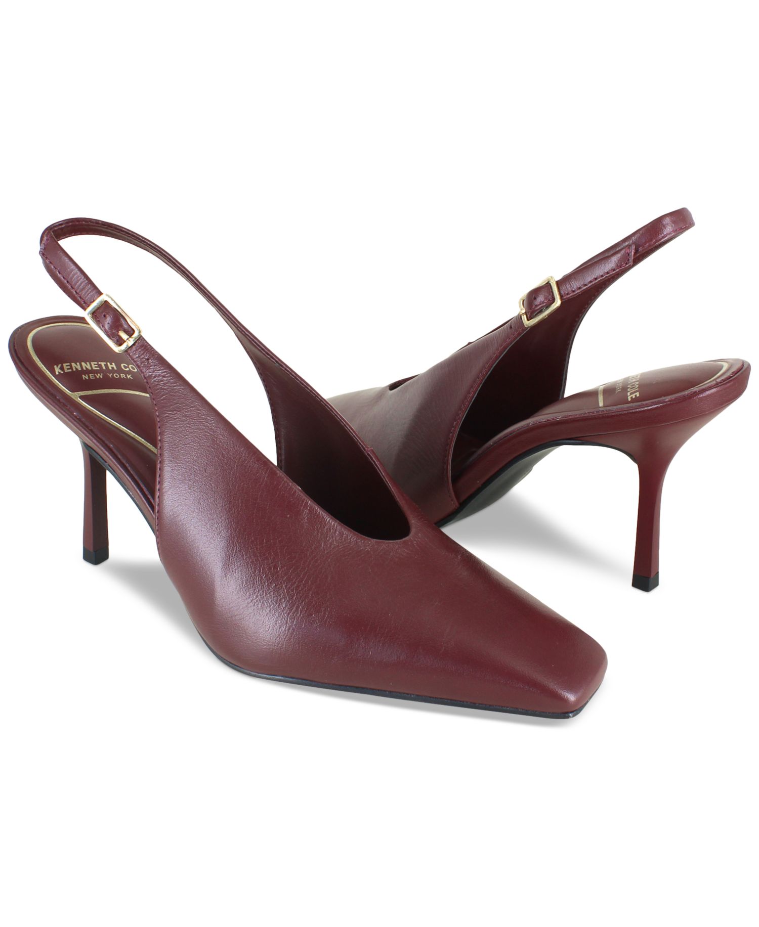 Women's Aerial Square Toe Slingback Pumps