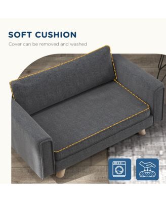 Raised Dog Sofa for Small and Medium Dogs, Elevated Pet Sofa,