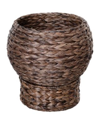 23.5" Water Hyacinth Elevated Cat Kitten Bed Condo Pod Pet House Tree