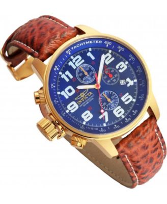 Men's 3329 I-Force Quartz 3 Hand Blue Dial Watch