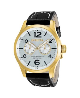 Men's 12172 Specialty Quartz 3 Hand Silver Dial Watch
