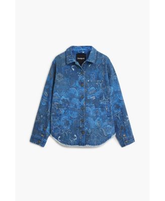 Women's Frayed paisley jacket