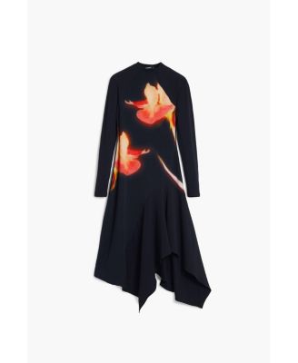 Women's Asymmetric fitted dress