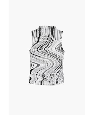 Women's Wavy striped T-shirt