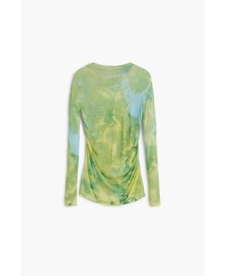 Women's Watercolor draped fine sweater