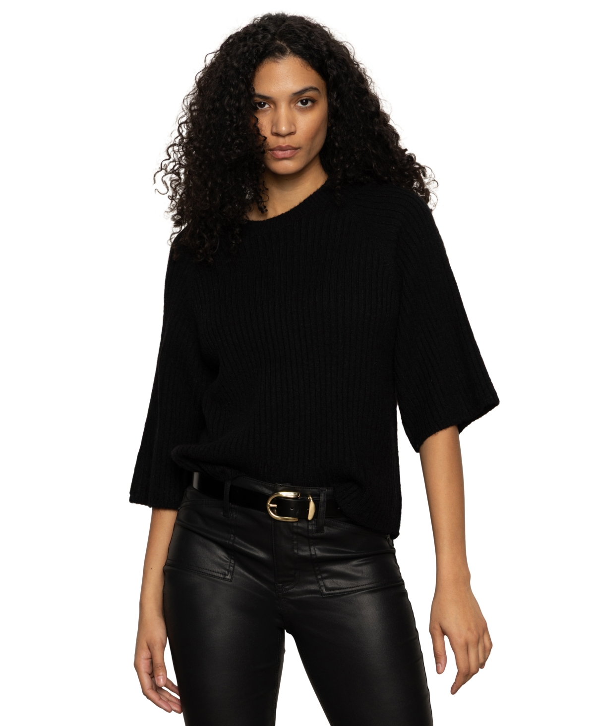 Sanctuary Women's All Day Leather Belt In Gold