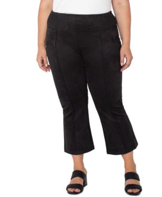 Liverpool Los Angeles - Plus Size Cropped Flare Pants