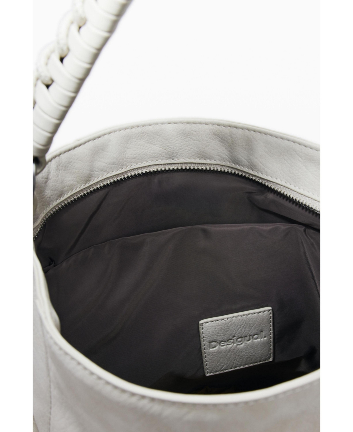 Desigual Women's Large logo faux leather backpack