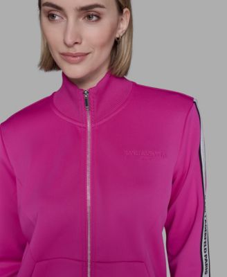 Women's Logo Tape Zip Up Jacket