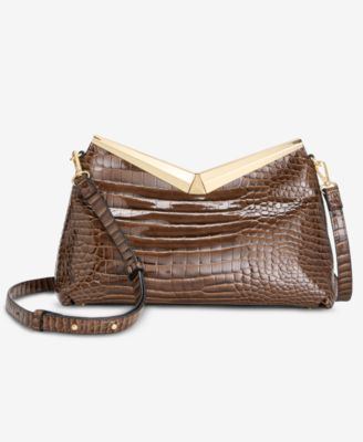 I.N.C. International Concepts - Bawdii Croc-Embossed Shoulder Bag