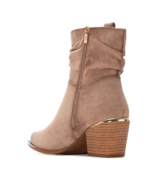 Women's Suede Italian Western Booties By XTI