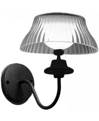 SOLAR-POWERED SCALLOP LED PATH or WALL  LAMP - Set of 2