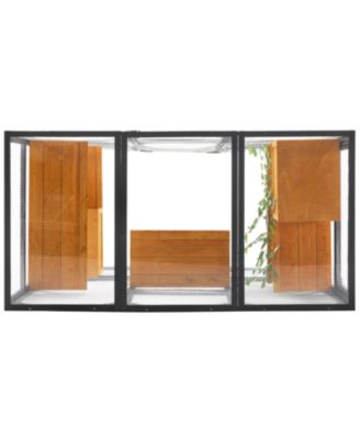 Outdoor Cat House Catio with Condos