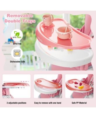 Baby High Chair Foldable Feeding Chair