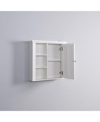 Wooden Wall Mounted Bathroom Cabinet with Single Door 20.86x5.71x20 in