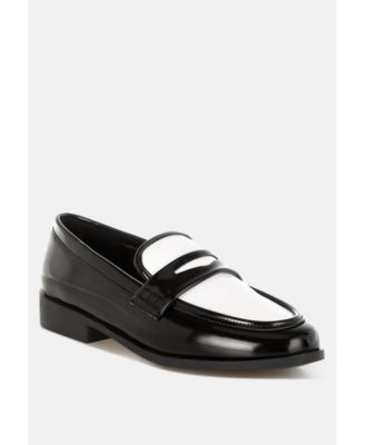 Womens BUGLE Duo Tone Penny Loafers