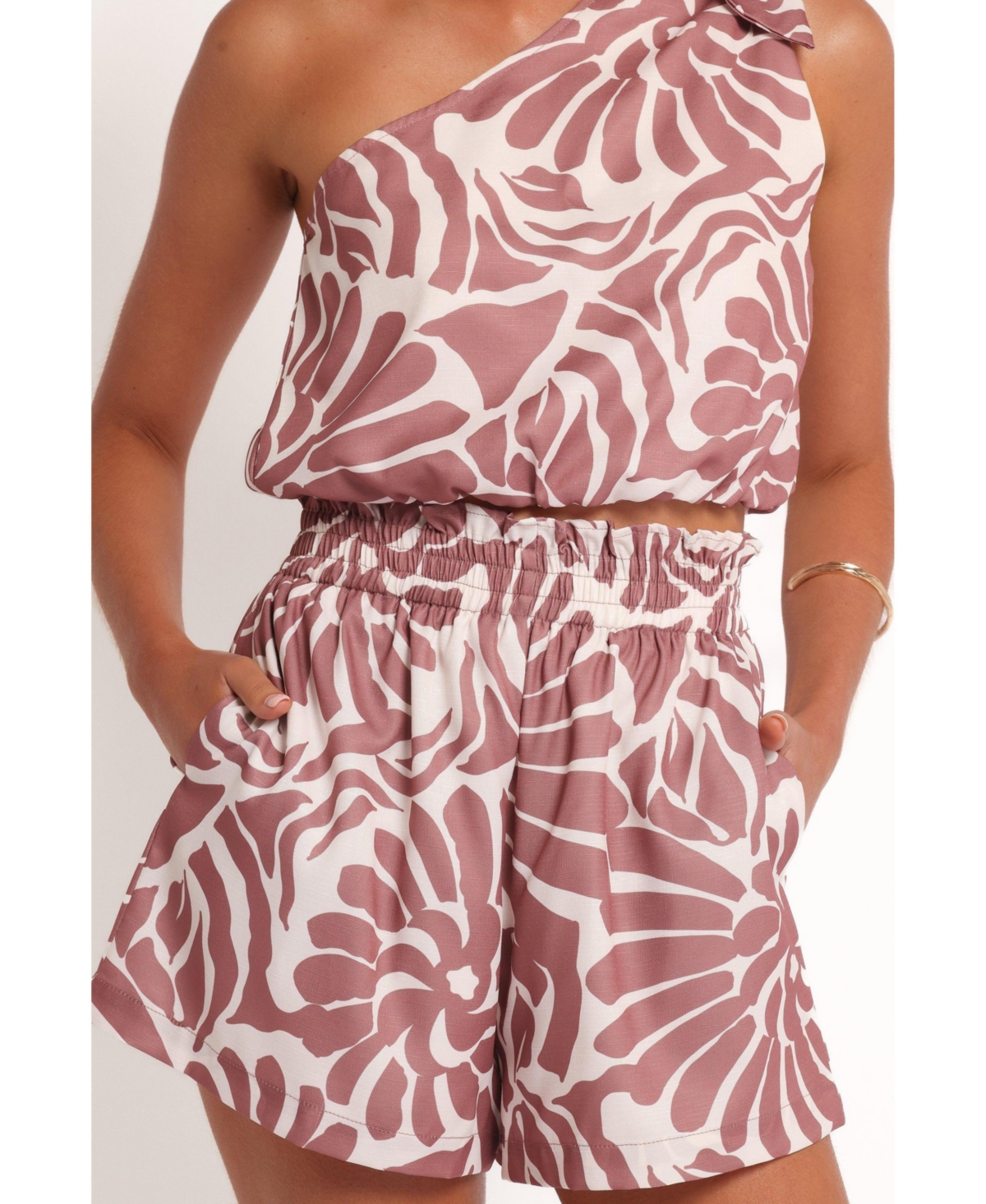 Petal and Pup Women's Gretel Short Set - Mocha Cream