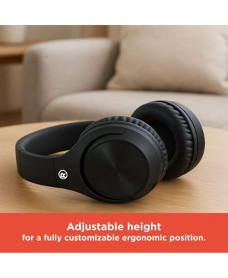 Wireless Bluetooth 5.3 Headphones 15 Hour Playtime, Adjustable Height, 3304392 Black