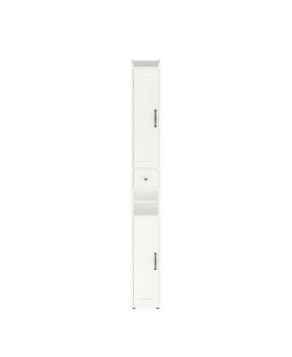 67.51 in Slim Tall Bathroom Cabinet with Adjustable Shelves and 2 Doors