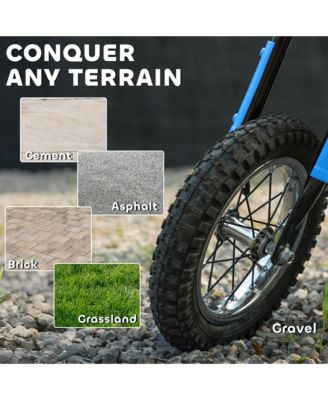 24V Kids Motorcycle, Electric Dirt Bike with Rear Suspension,