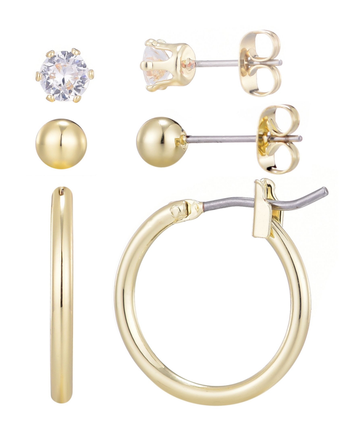 Adornia 14k Plated Hoop In Gold