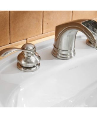 8 in. Waterfall Widespread 2-Handle Bathroom Faucet In Brushed Nickel