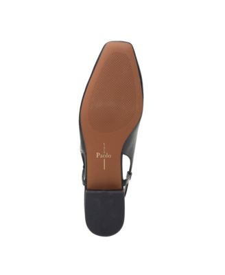 CARIS Women's Low Block Heel Posted Slingback