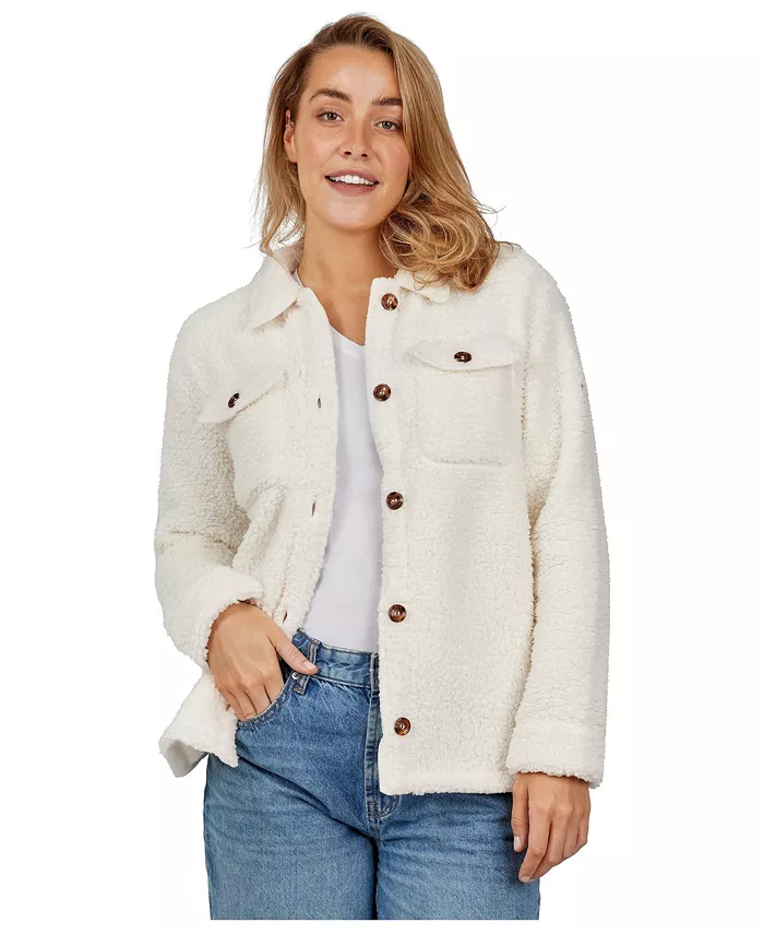 Women's High Pile Shacket - thumbnail 7