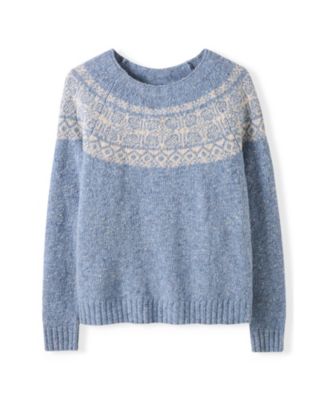 Women's Donegal Fair Isle Yoke Sweater